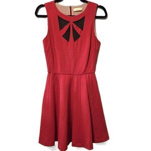 Erin Fetherston A-line Red Sleeveless Dress Size S